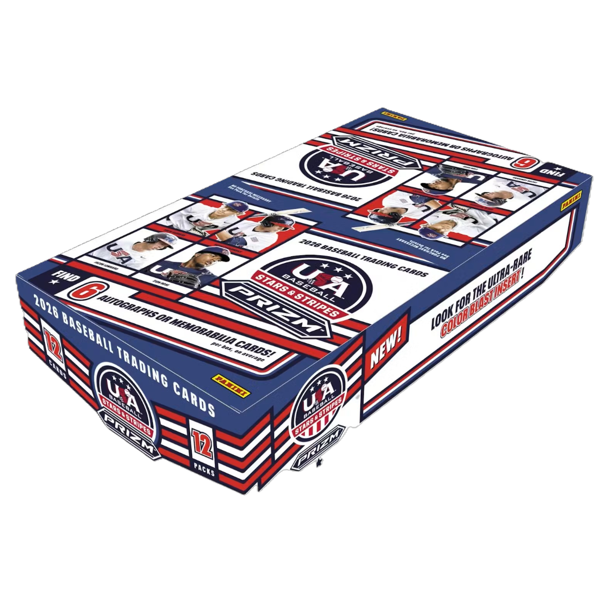 2026 Panini USA Stars & Stripes Prizm Baseball Hobby Box by Weram